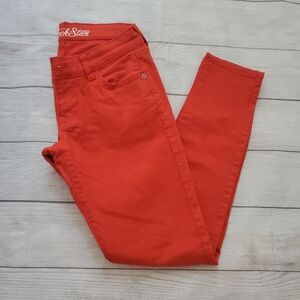 Old navy the Rockstar Women's Red skinny Jean. Size 4.